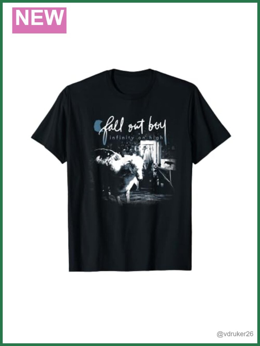 Band Music Album Graphic Tee Short Sleeve Cotton T-Shirt